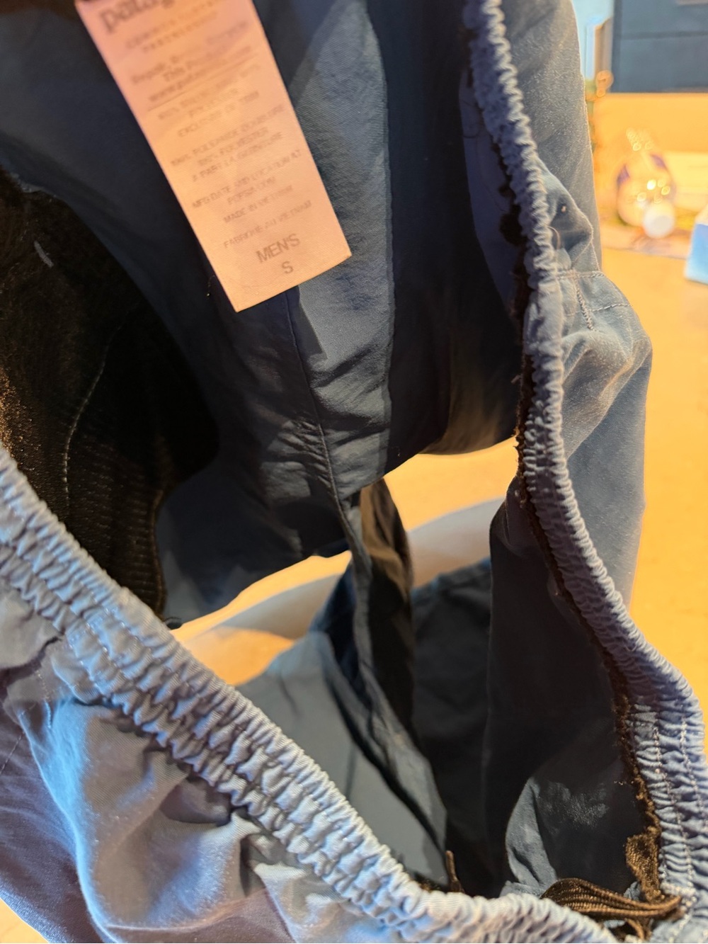 Patagonia Baggie’s Long 7” Men's Small Blue Nylon Unlined Elastic-Waist Shorts - Picture 5 of 8
